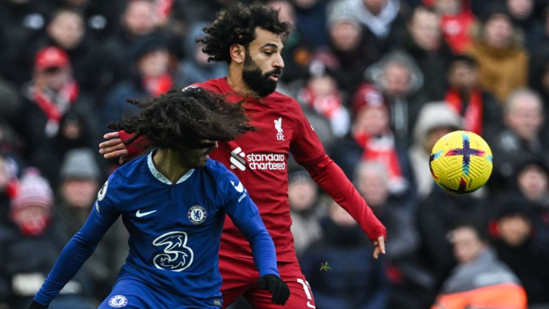 Salah Cucurella Liverpool Chelsea 2022 2023