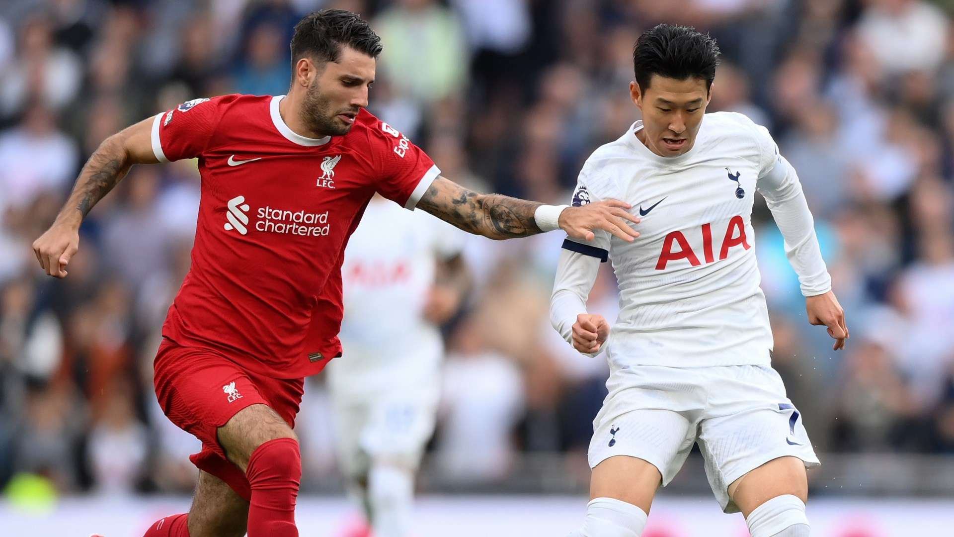 Dominik Szoboszlai Son Heung-min Liverpool Tottenham