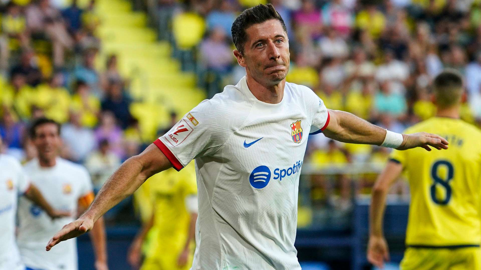 GERMANY ONLY: ROBERT LEWANDOWSKI BARCELONA LALIGA 27082023