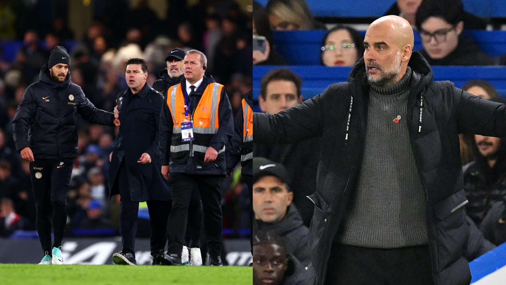 Pep Guardiola Mauricio Pochettino Man City Chelsea