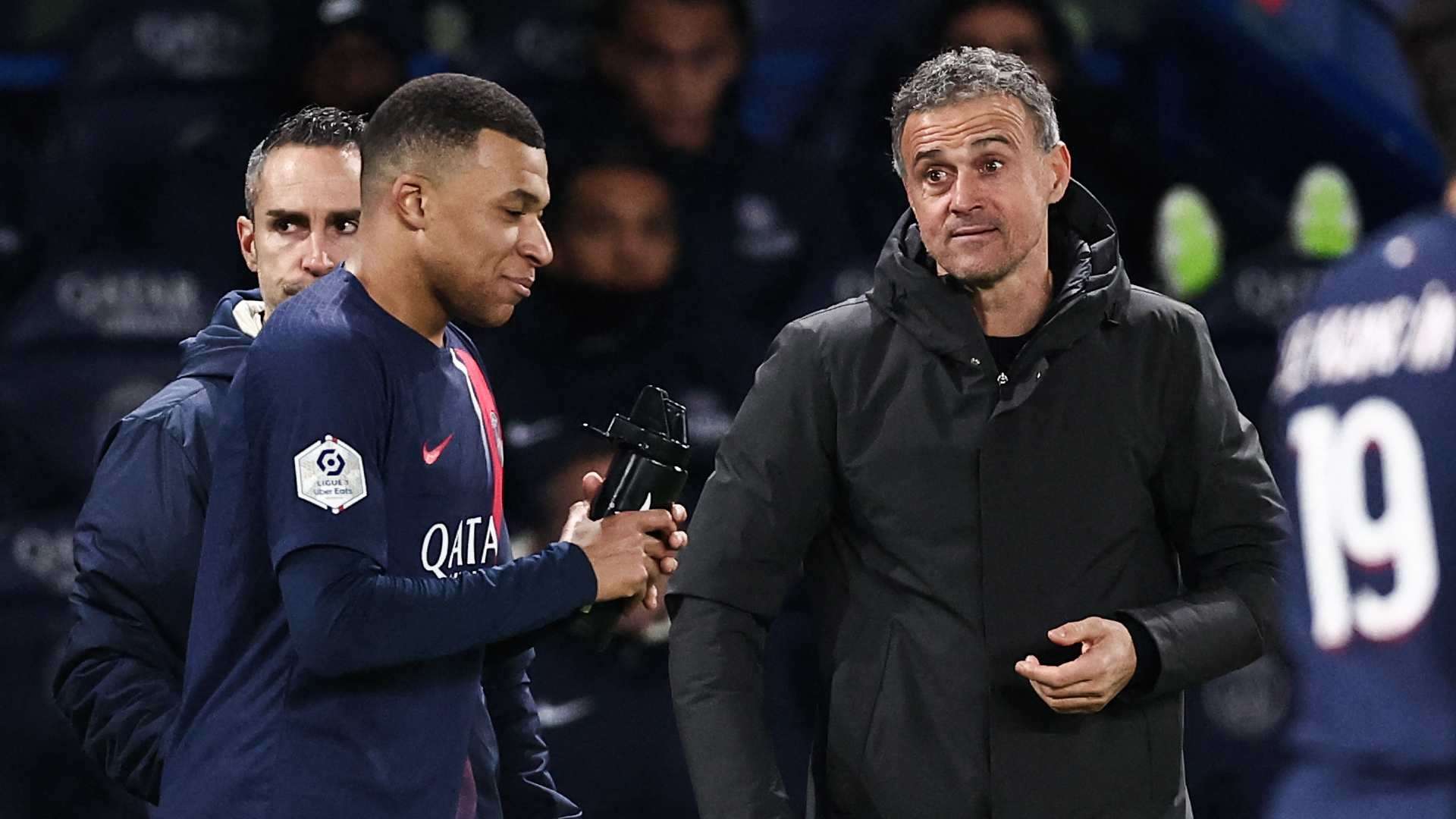 20240216 Kylian Mbappe Luis Enrique