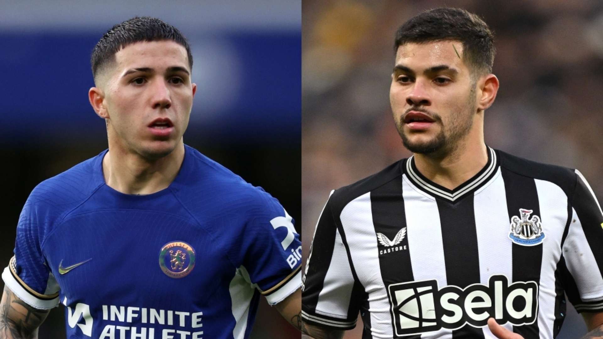 Enzo Fernandez Chelsea Bruno Guimaraes Newcastle