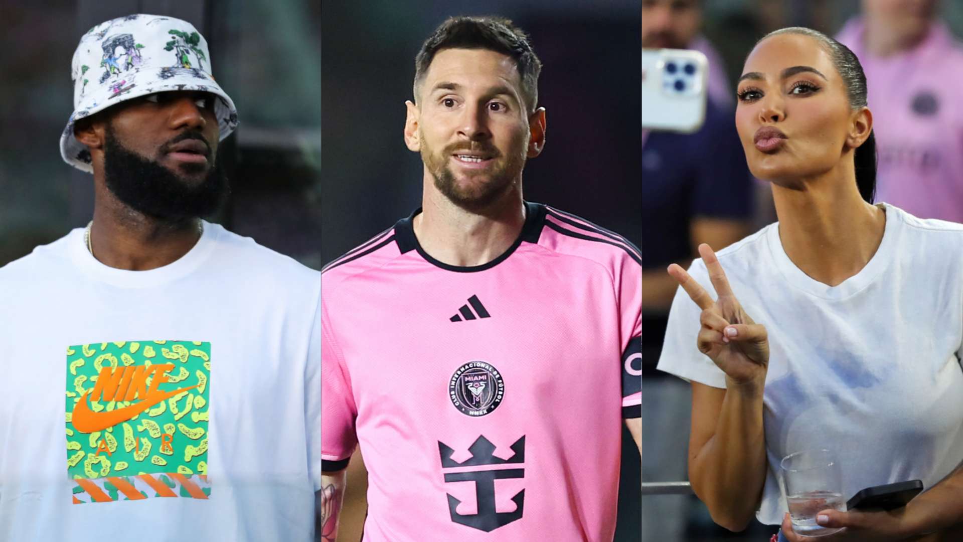 LeBron James Lionel Messi Kim Kardashian