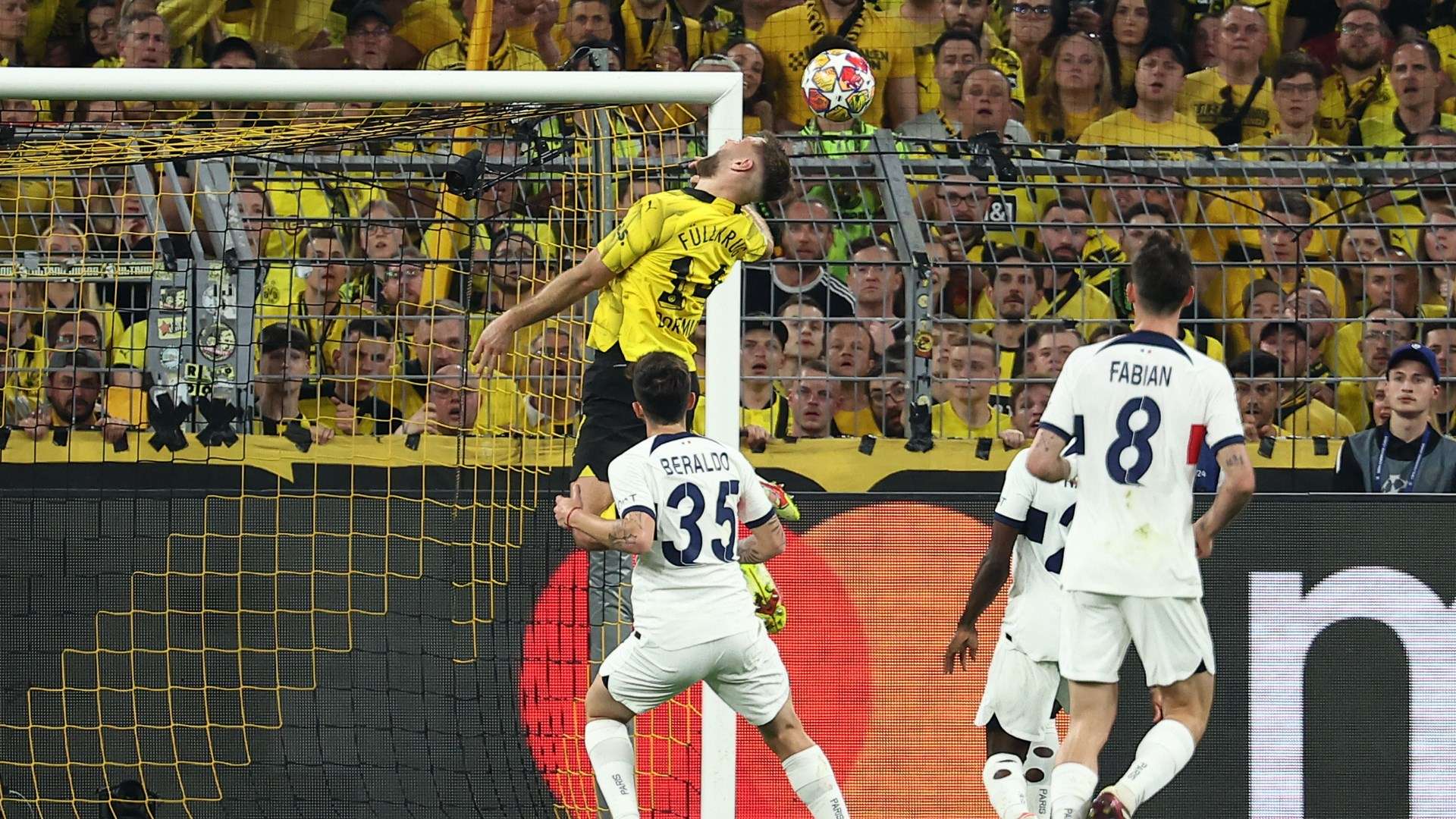 Niclas Fullkrug Borussia Dortmund PSG UCL