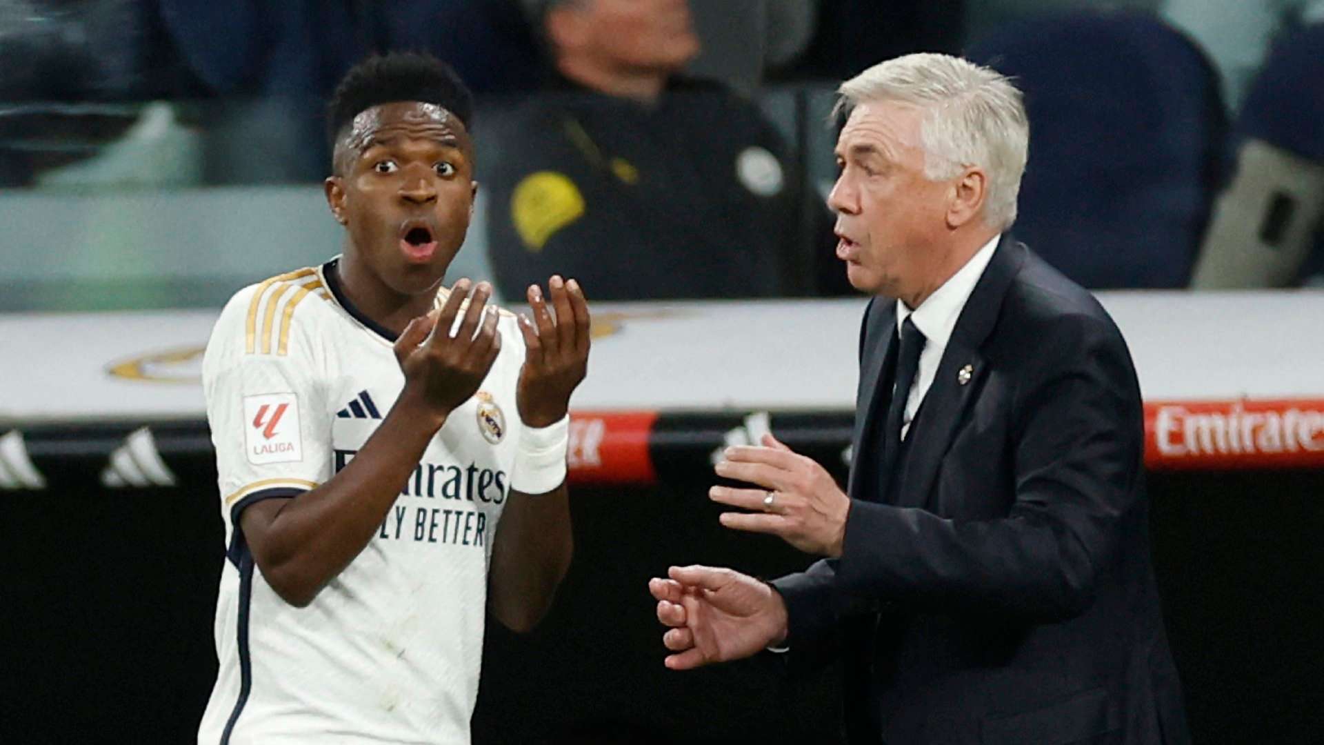 Vinicius Junior Carlo Ancelotti Real Madrid 2023-24