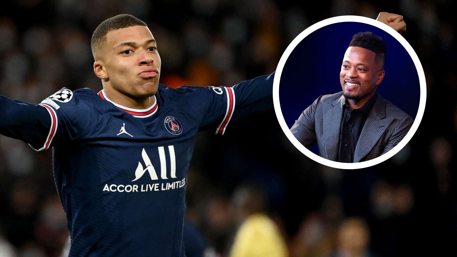 PSG Kylian Mbappé Patrice Evra