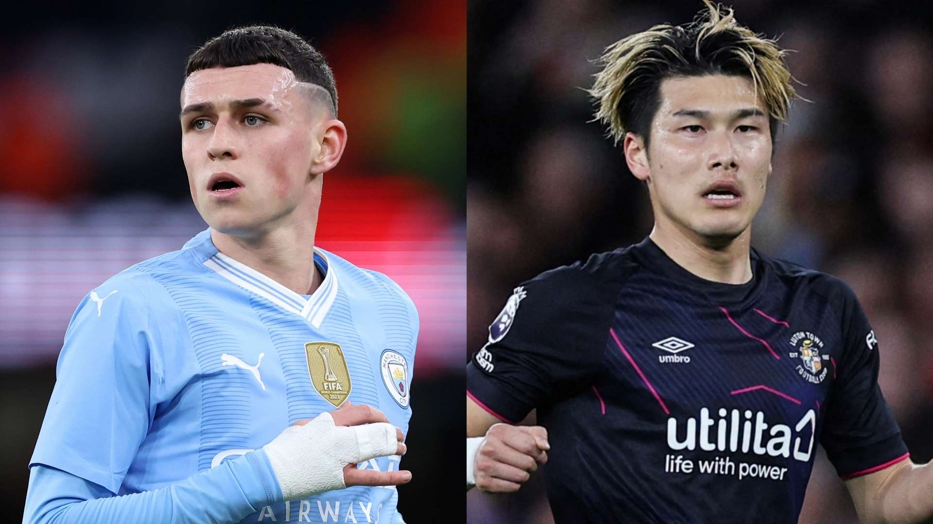 Phil Foden Man City Daiki Hashioka Luton