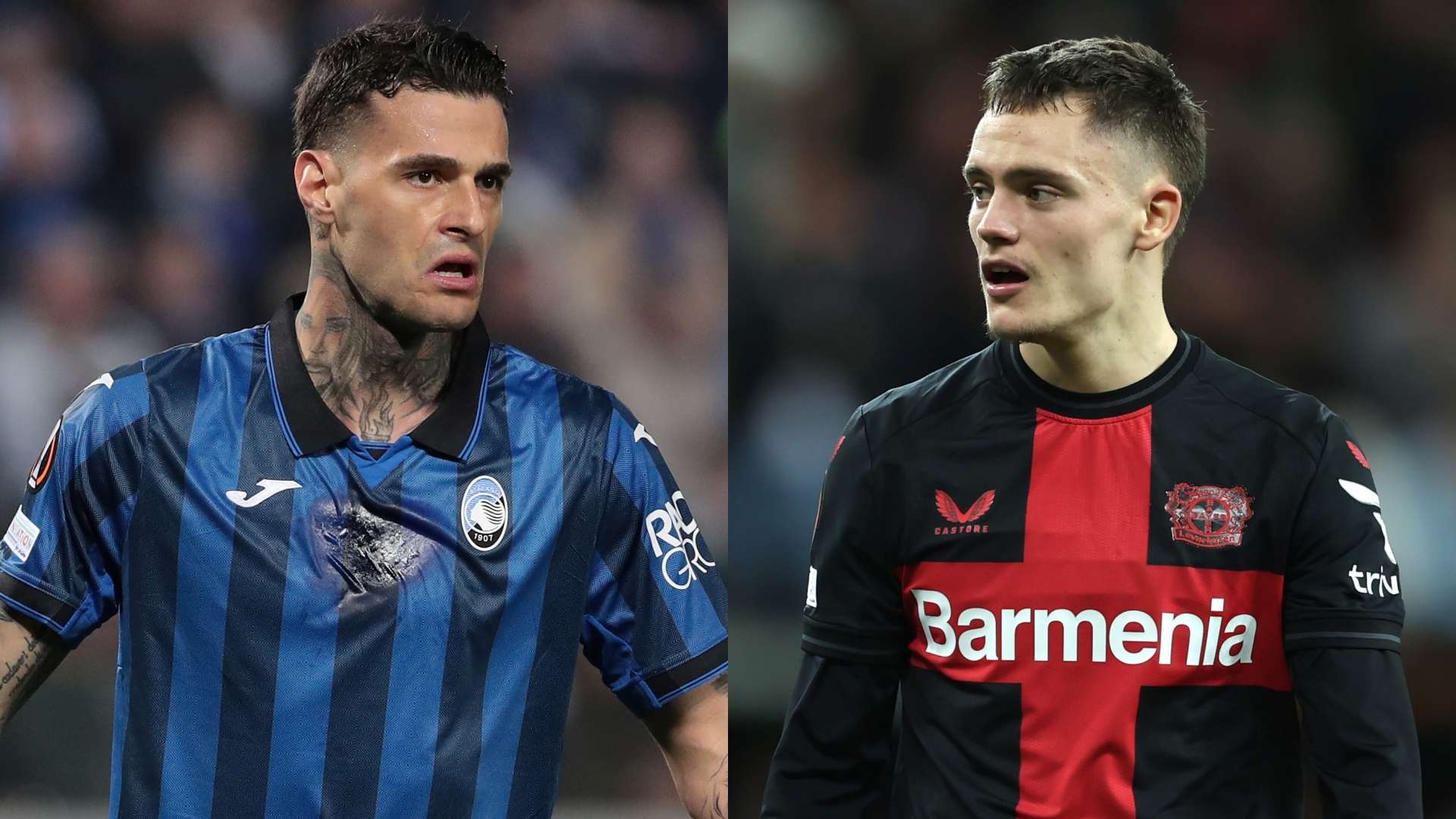 Gianluca Scamacca Atalanta Florian Wirtz Leverkusen