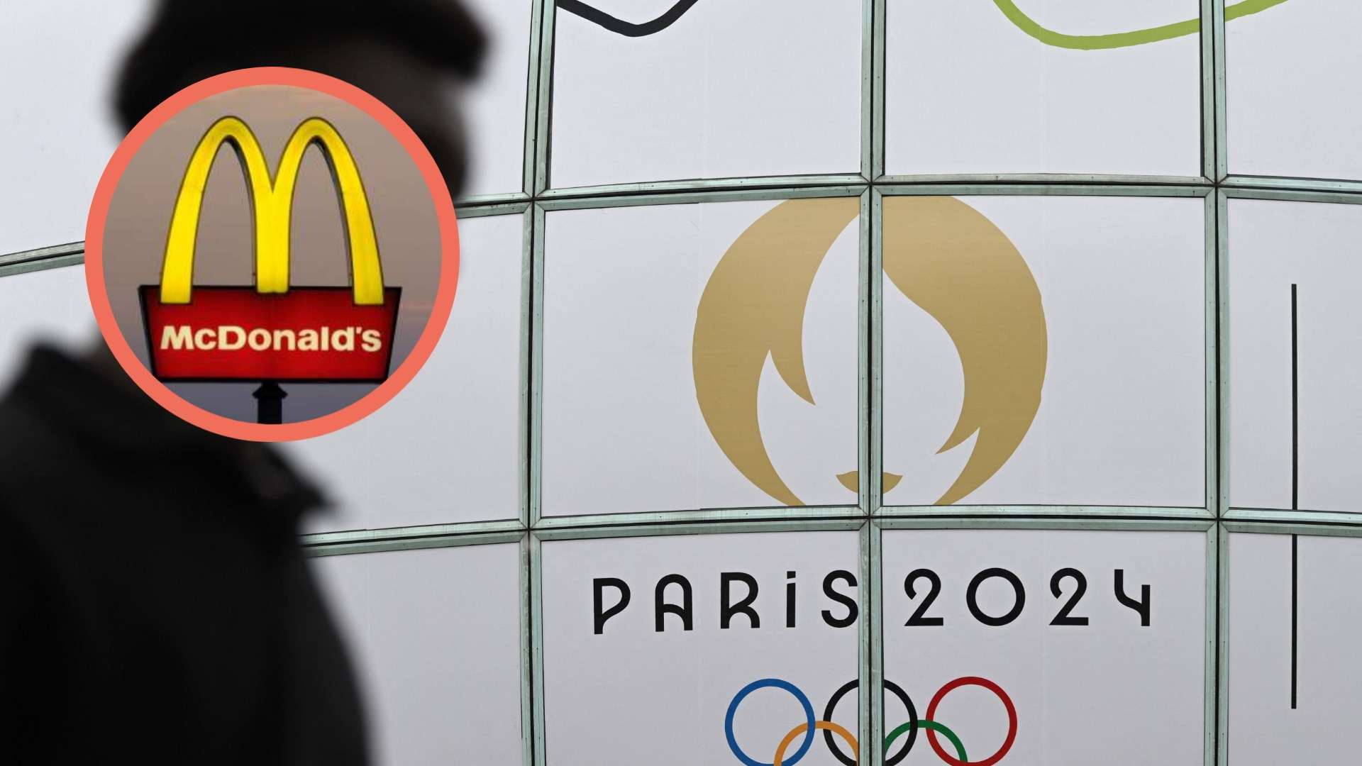 Olympic Games Paris 2024 logo McDonald