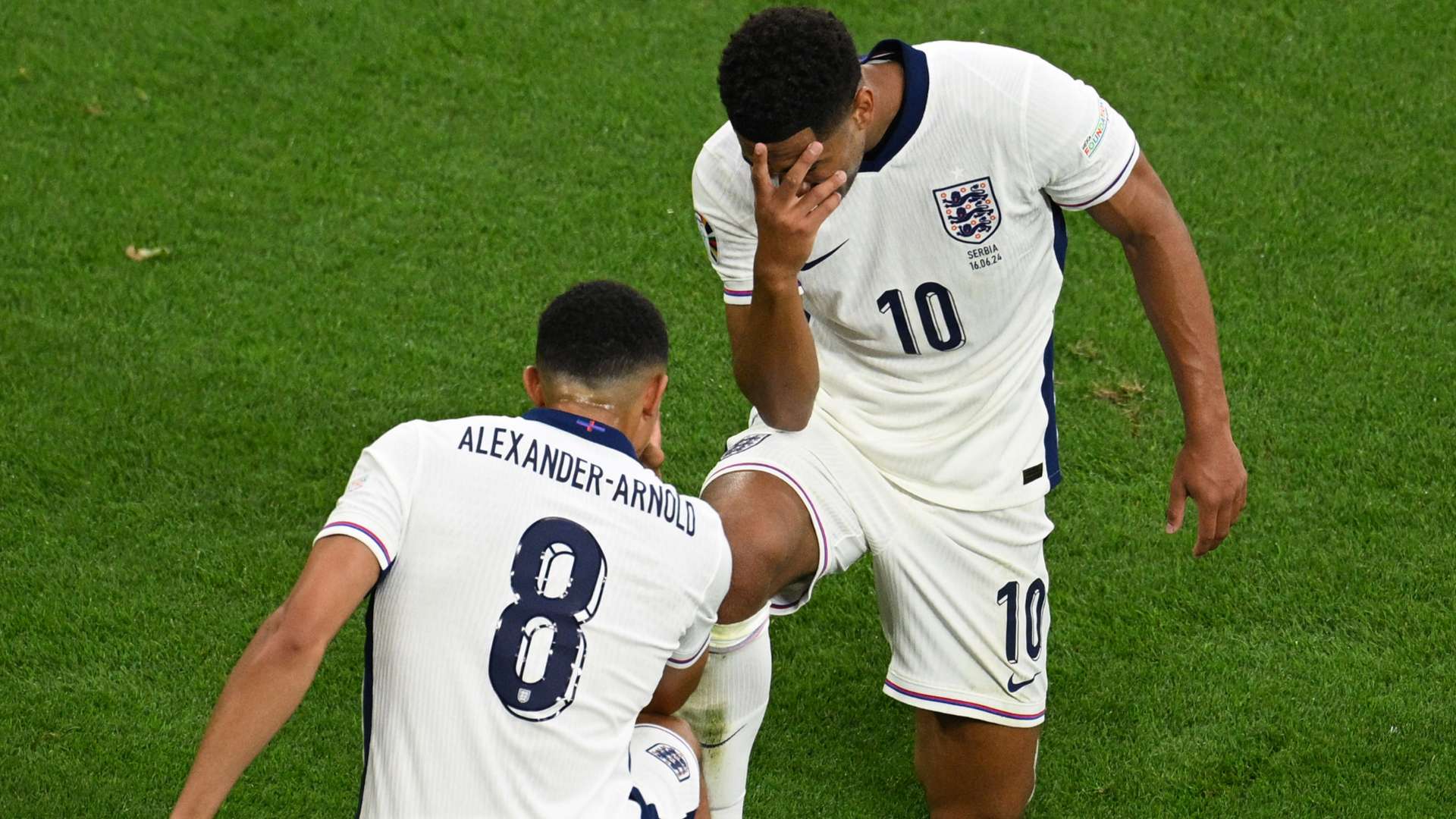 Jude Bellingham Trent Alexander-Arnold England Serbia Euro 2024