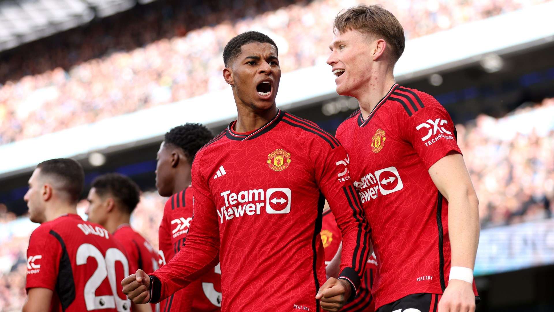 Marcus Rashford Scott McTominay Man Utd