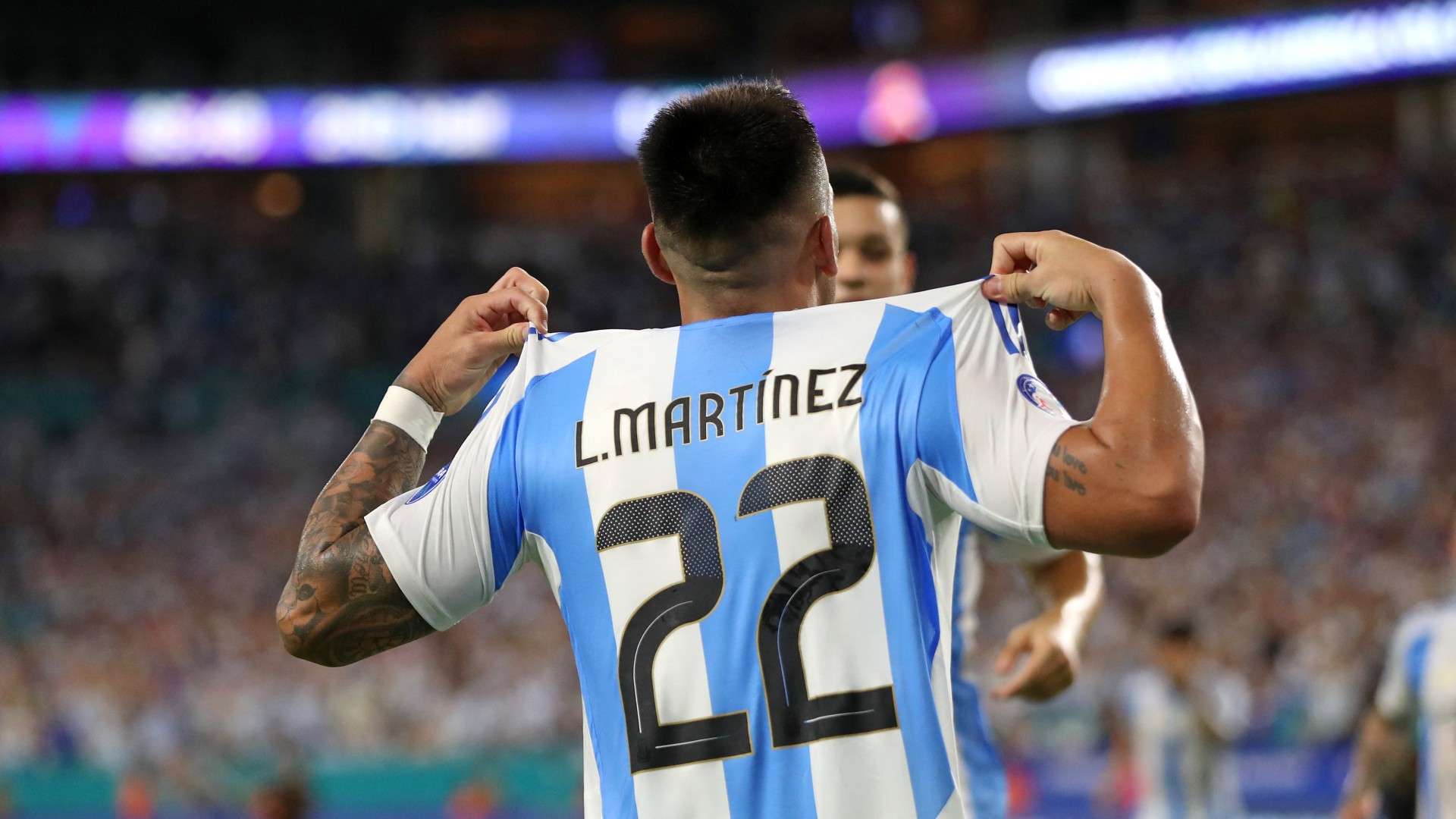 Lautaro Martinez Argentina Peru Copa America 29062024