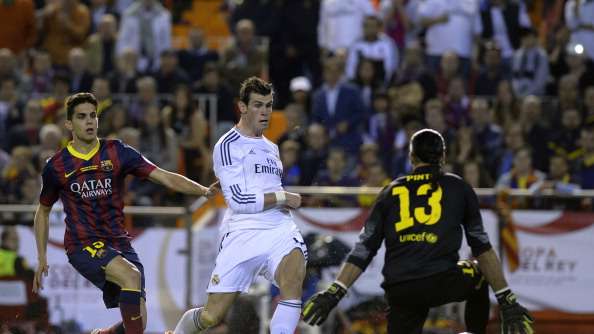 GARETH BALE BARCELONA REAL MADRID COPA DEL REY 04162014