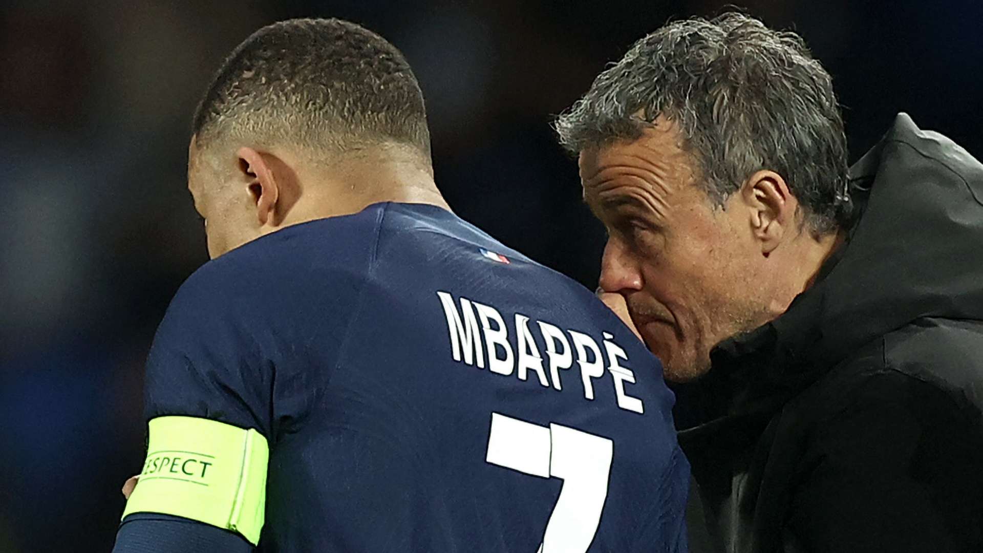 Kylian Mbappe Luis Enrique PSG