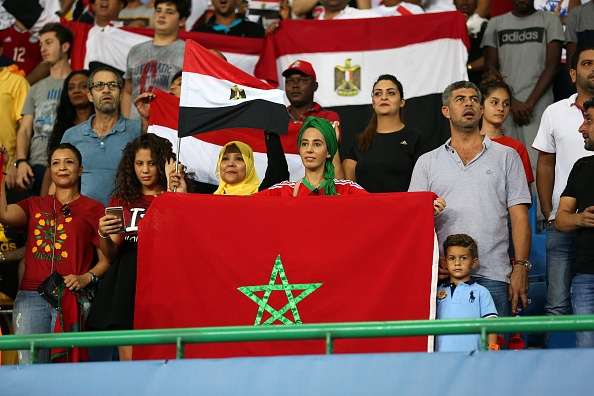 Egypt Morocco fans