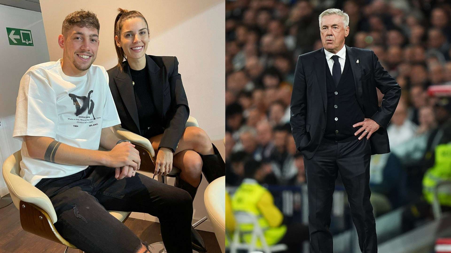 Fede Valverde Mina Bonino Carlo Ancelotti