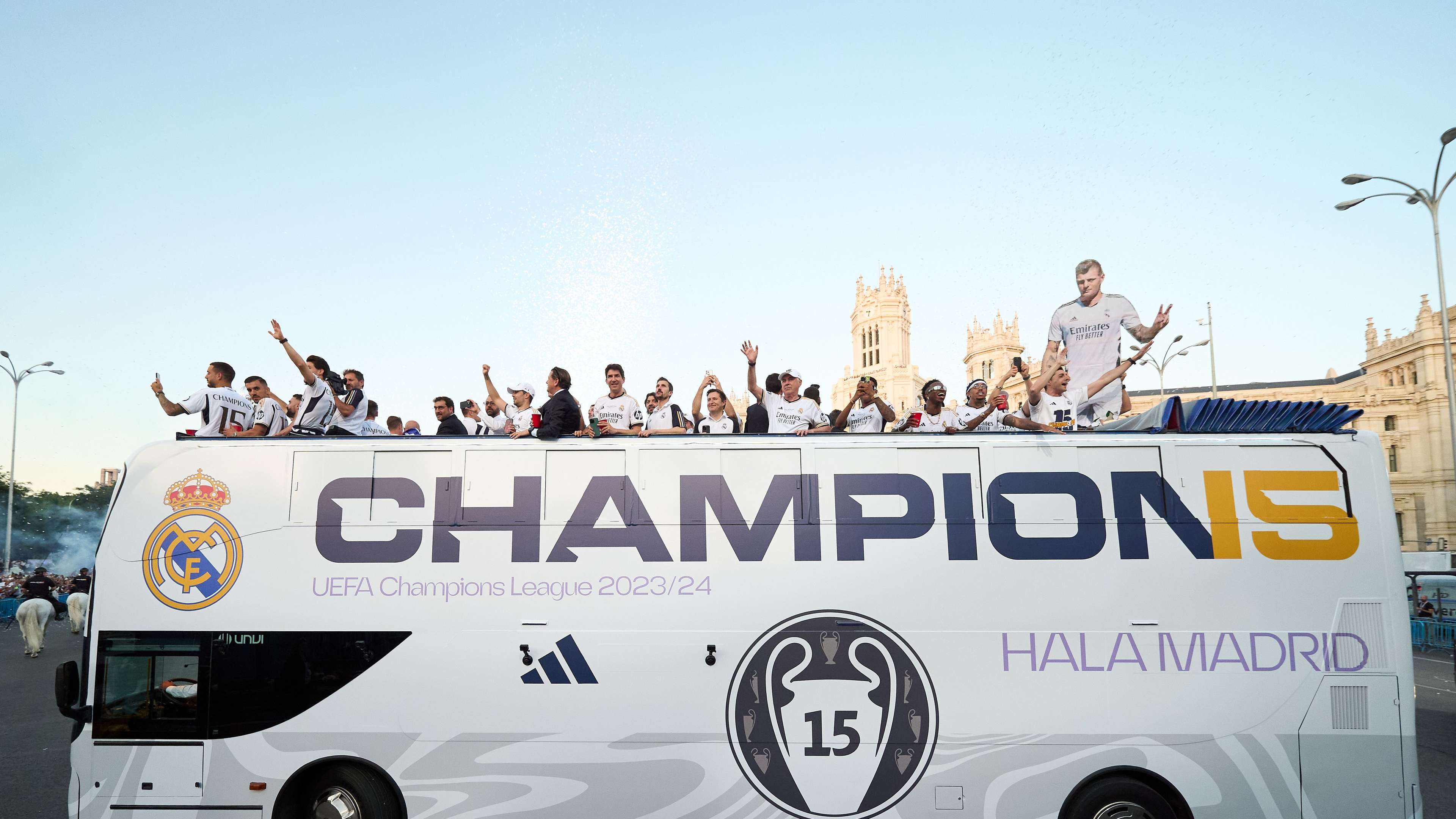 Real Madrid UEFA Champions League Trophy Parade