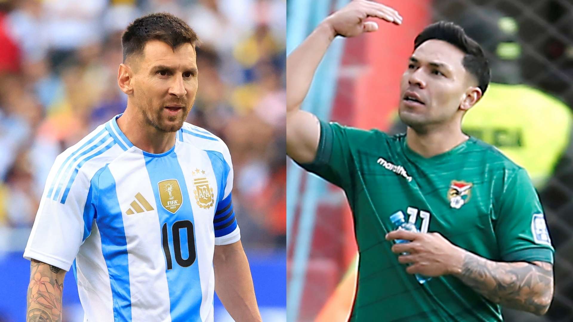 Lionel Messi Argentina Carmelo Algaranaz Bolivia