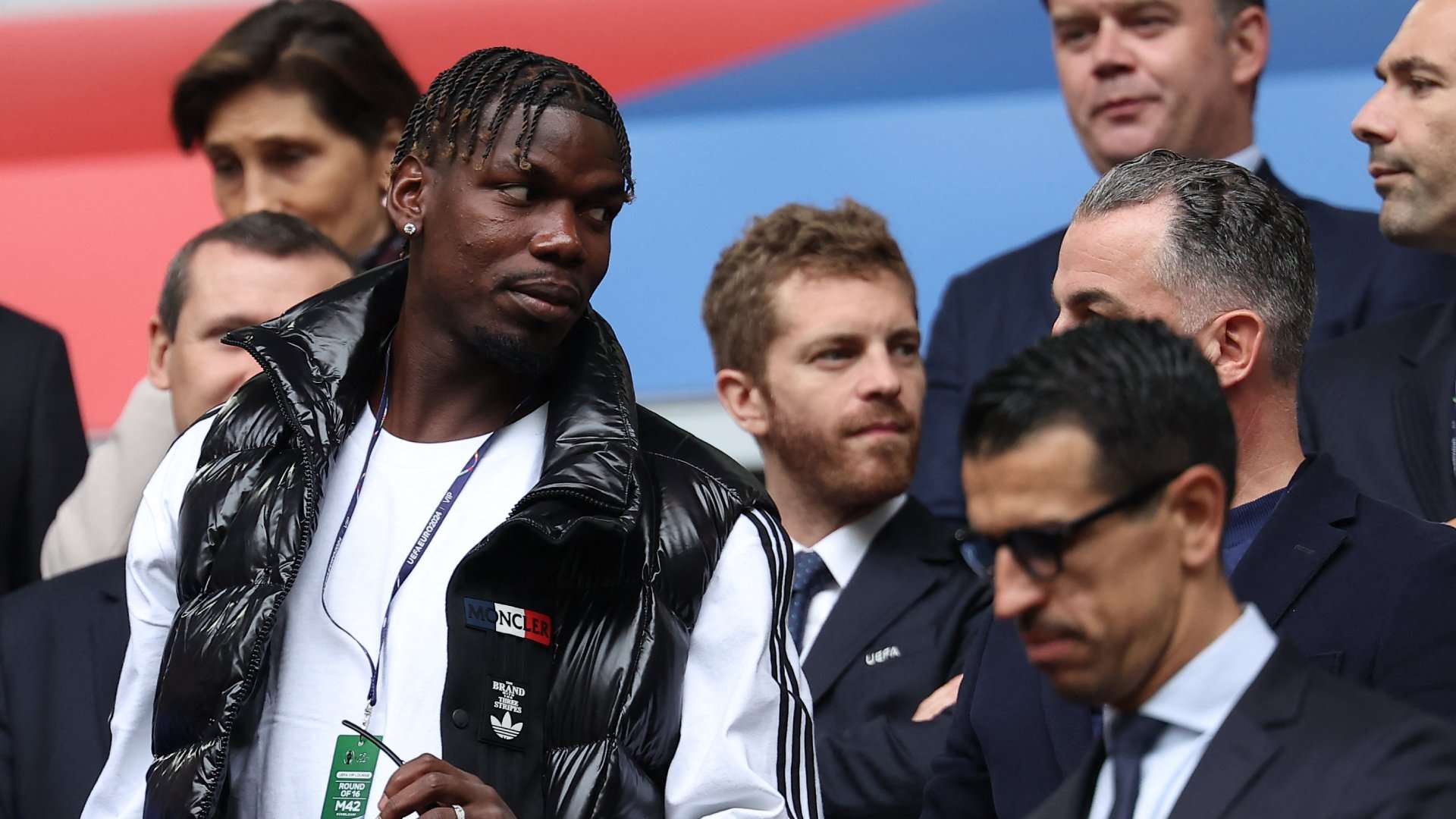 Paul Pogba France Belgium Euro 2024