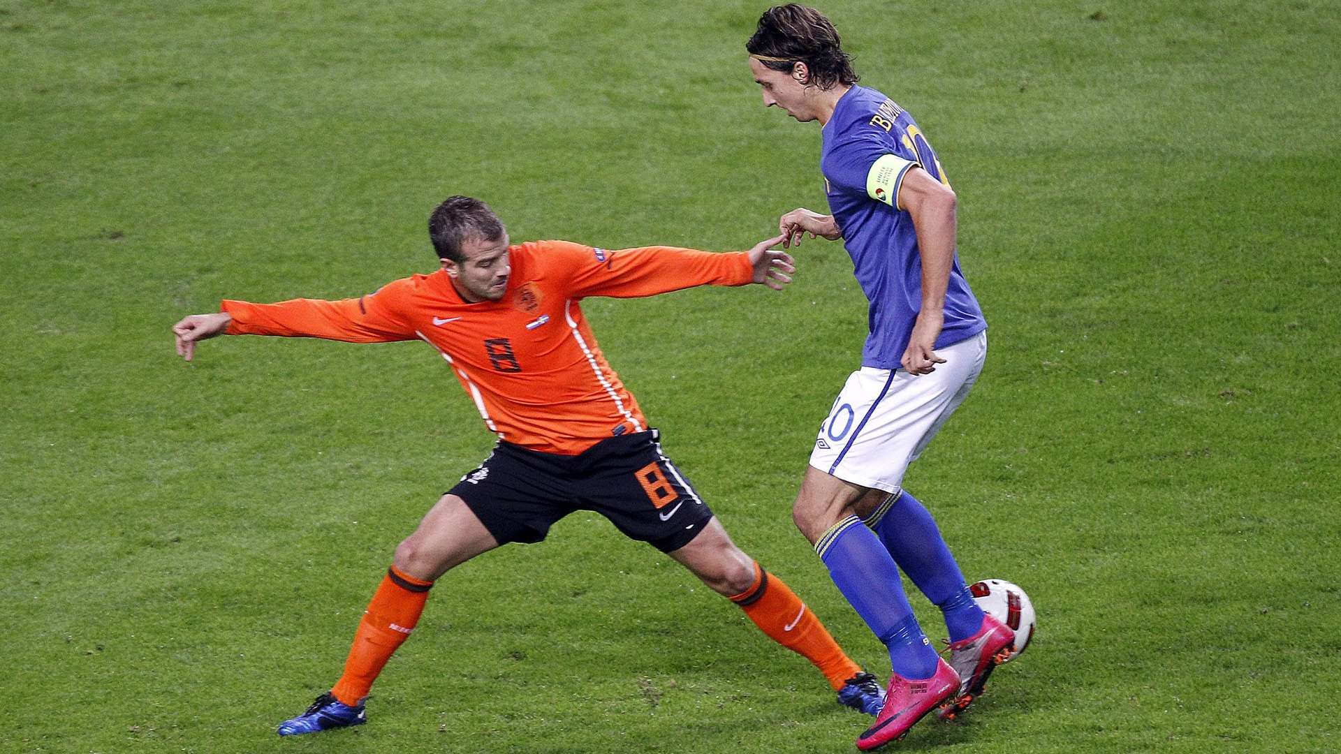 ONLY GERMANY Rafael van der Vaart Zlatan Ibrahimovic Netherlands Sweden 2010