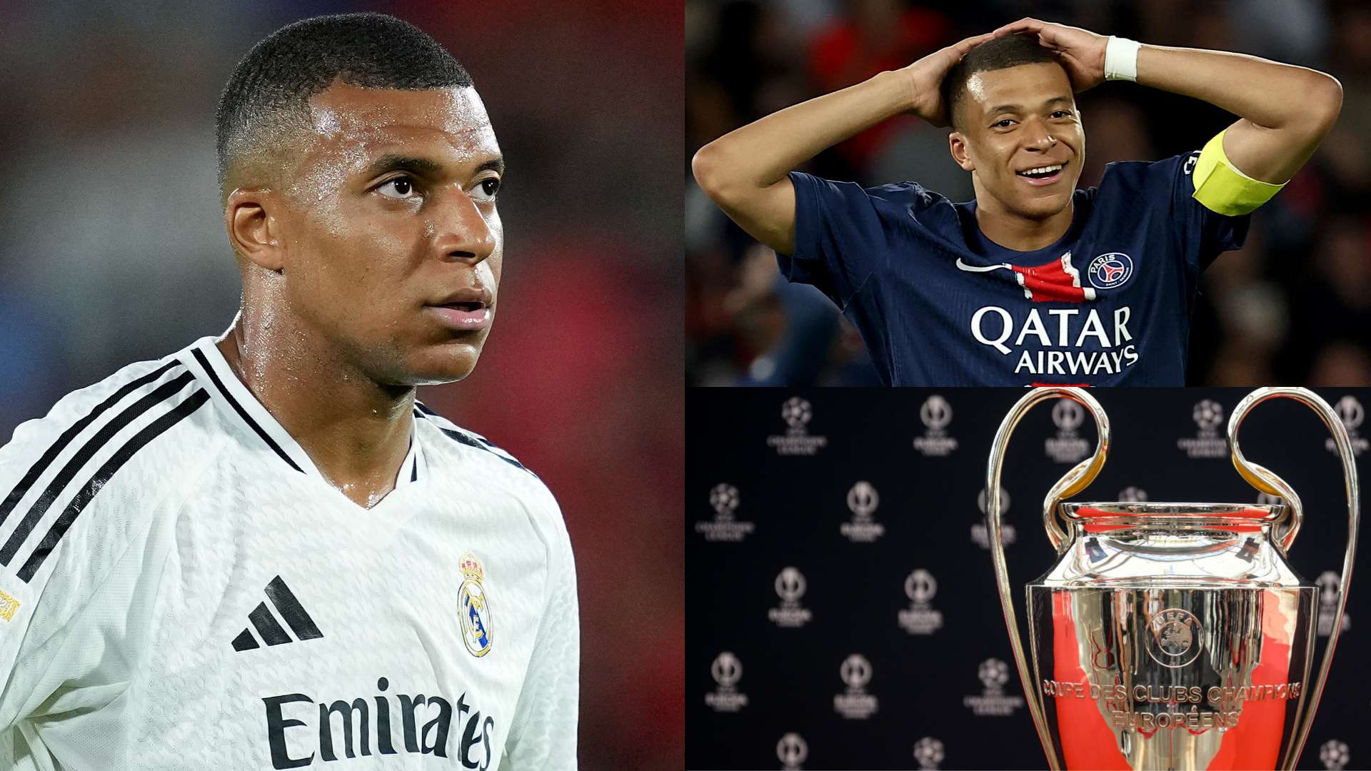 Kylian Mbappe Real Madrid Paris Saint-Germain Champions League