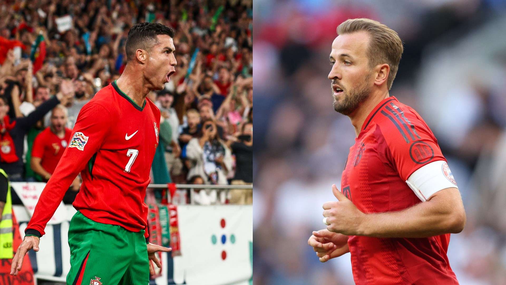 Harry Kane Cristiano Ronaldo Portugal Bayern