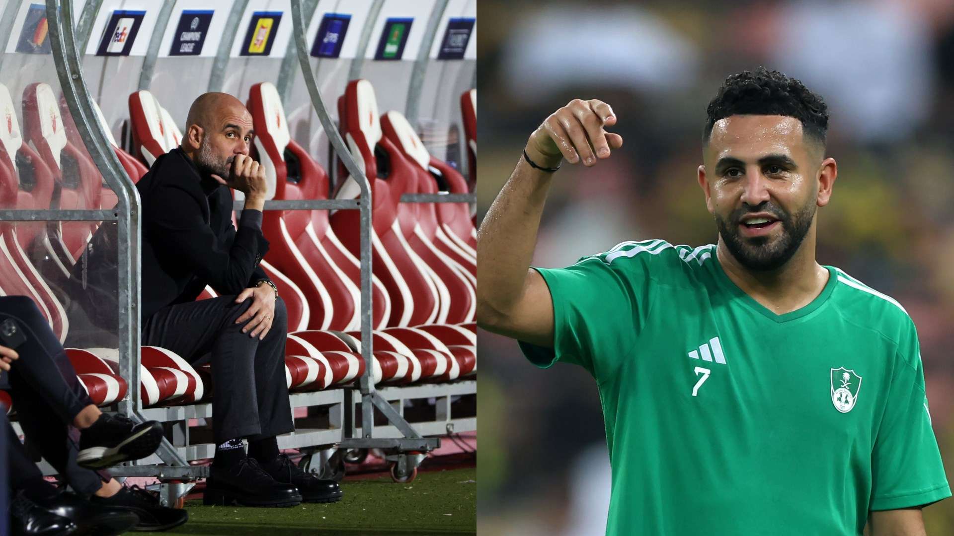 Riyad Mahrez Ahli Pep Guardiola Man City 2023